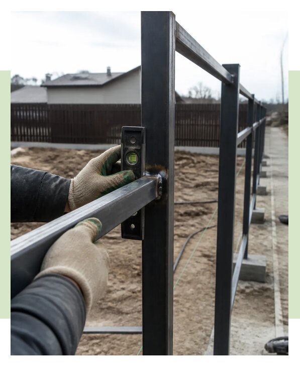 Монтаж каркаса забора в Майкопе по цене от 1213 р. | ЗаборЭксеперт-Мкп